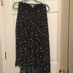 Lauren Conrad sheer micro pleated skirt